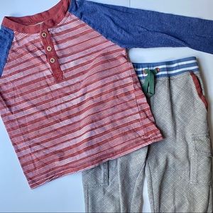 Matilda Jane Boys Matching Shirt/Pants Size 6-7